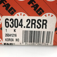 FAG Kugellager Rillenkugellager 6304.2RSR (3Stk.) OVP