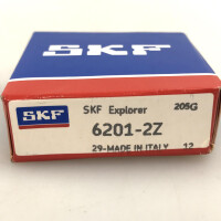 SKF Kugellager Rillenkugellager 6201-2Z (5Stk.) OVP