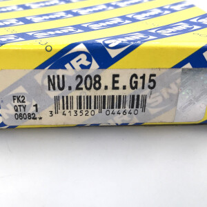 SNR Kugellager Zylinderrollenlager NU.208.E.G15 OVP