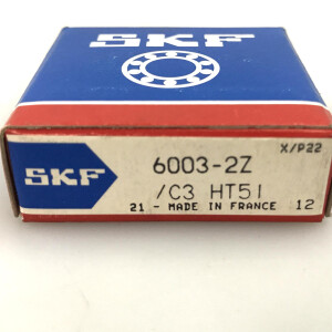 SKF Kugellager Rillenkugellager 6003-2Z (5Stk.) OVP