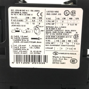 Siemens Leistungsschütz 3RT1024-1BB40 GEB