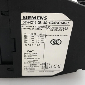 Siemens Hilfsschütz 3TH4244-0BB4 GEB