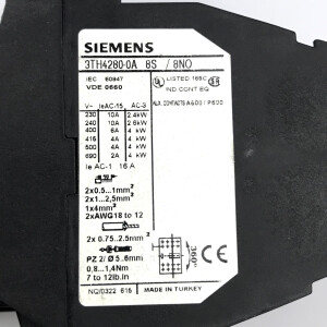 Siemens Hilfsschütz 3TH4280-0AM0 GEB