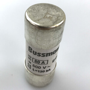 BUSSMANN Sicherung C22G80 gG 80A 500VAC (4Stk) OVP