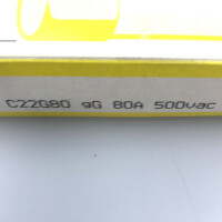 BUSSMANN Sicherung C22G80 gG 80A 500VAC (4Stk) OVP