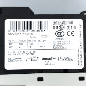 Siemens Leistungsschalter 3RV1011-1EA10 GEB