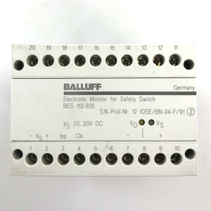 Balluff Drehzahl-/Stillstandüberwachungsgerät BAE006U BES 113-926 GEB