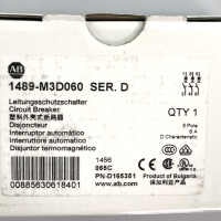 Allen Bradley Leitungsschutzschalter 1489-M3D060 Ser.D OVP