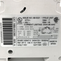 Allen Bradley Leitungsschutzschalter 1489-A1C060 Ser.A NOV