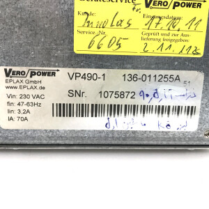 VeroPower Diode Power Supply VP490 136-011255A NOV
