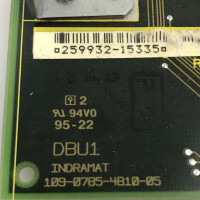 INDRAMAT Interface Board DBU1 109-0785-4B10-05 109-0785-4A10-05 GEB