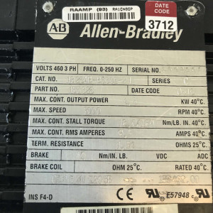 Allen Bradley Servomotor 1326AB-B530E-21 Ser.C GEB