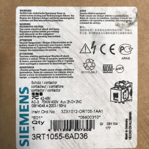Siemens Schütz 3RT1055-6AD36 OVP