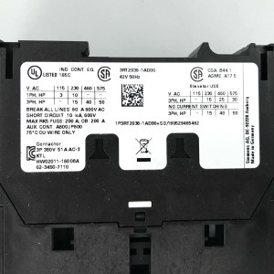 Siemens Leistungsschütz 3RT2036-1AD00 OVP
