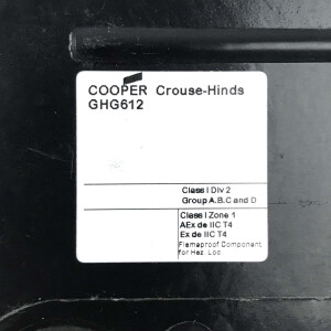 Crouse-Hinds / EATON Ex-d-Einbaukomponente GHG6122141R0019 OVP