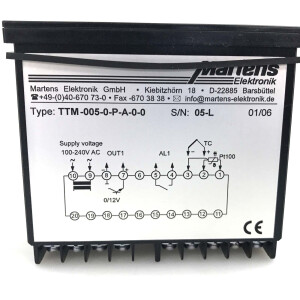 Martens Elektronik Temperaturregler TTM-005-0-P-A-0-0 OVP