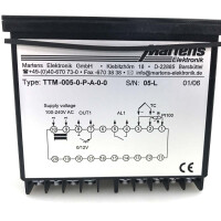 Martens Elektronik Temperaturregler TTM-005-0-P-A-0-0 OVP
