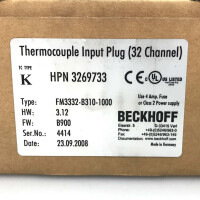 Beckhoff Thermoelement Feldbus Modul FM3332-B310-1000 OVP