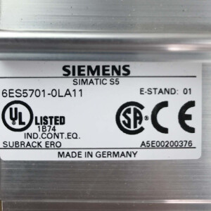 Simatic S5-115U Baugruppenträger 6ES5 701-0LA11 OVP