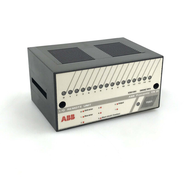 ABB I/O Remote Unit Procontic CS31 ICS016N1 230VAC 10VA GEB