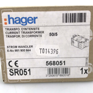 hager Stromwandler SR051 568051 OVP