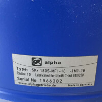 alpha / Wittenstein Hypoidgetriebe SK+180S-MF1-10-1M1-1K i=10 NOV
