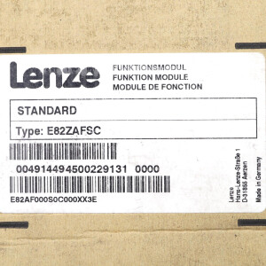 Lenze Standard PT Funktionsmodul E82ZAFSC 00491449 OVP