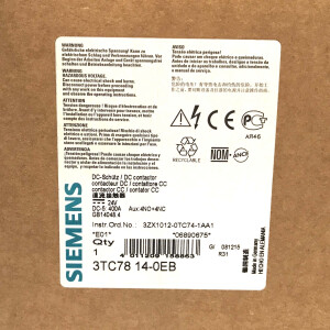 Siemens Schütz 3TC7814-0EB OVP