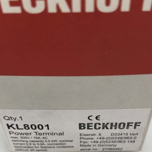 Beckhoff Powerklemme KL8001 OVP