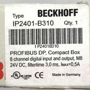 Beckhoff 8-Kanal-Digital I/O IP2401-B310 OVP
