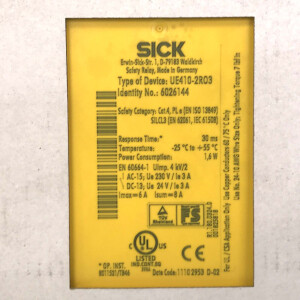 Sick Sicherheitsschaltgerät UE410-2RO3 6026144 SIE