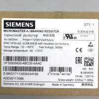 Siemens Micromaster 4 Bremswiderstand 6SE6400-4BC05-0AA0 OVP