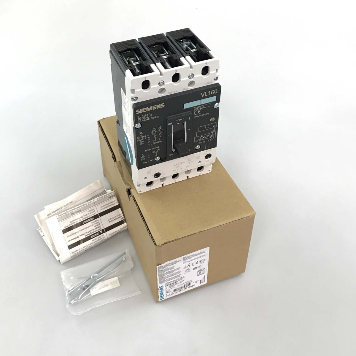 Siemens Leistungsschalter 3VL2712-3DC33-0AB1 OVP