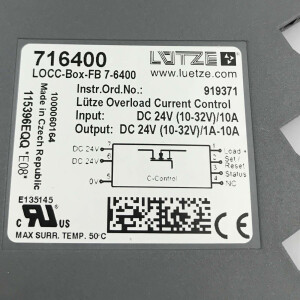 Lütze Lastüberwachung LOCC-Box-FB 7-6400 716400 NOV