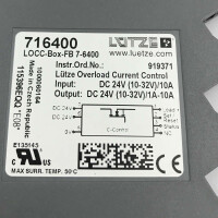 Lütze Lastüberwachung LOCC-Box-FB 7-6400 716400 NOV