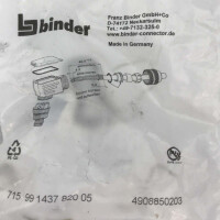 binder Winkelstecker 715 99-1437-820-05 OVP