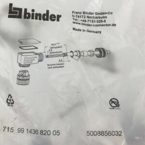 binder Winkeldose 715 99-1436-820-05 OVP