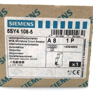 Siemens Leitungsschutzschalter 5SY4108-5 OVP