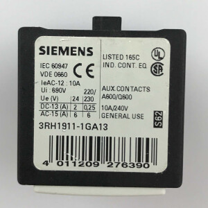 Siemens Hilfsschalterblock 3RH1911-1GA13 OVP