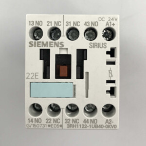 Siemens Hilfsschütz 3RH1122-1UB40-0KV0 NOV