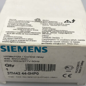 Siemens Hilfsschütz 3TH4244-0HP0 OVP