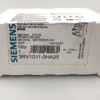 Siemens Leistungsschalter 3RV1011-0HA25 OVP