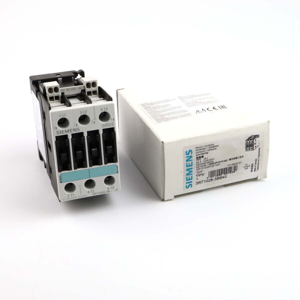 Siemens Leistungsschütz 3RT1026-3BB40 OVP