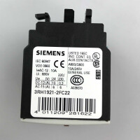Siemens Hilfschalterblock 3RH1921-2FC22 NOV
