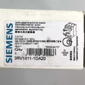 Siemens Leistungsschalter 3RV1011-1DA20 OVP