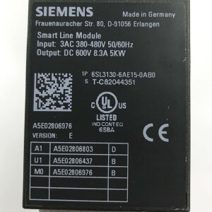 Sinamics Smart Line Module S120 6SL3130-6AE15-0AB0 Vers.E GEB