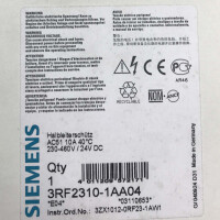 Siemens Halbleiterschütz 3RF2310-1AA04 OVP