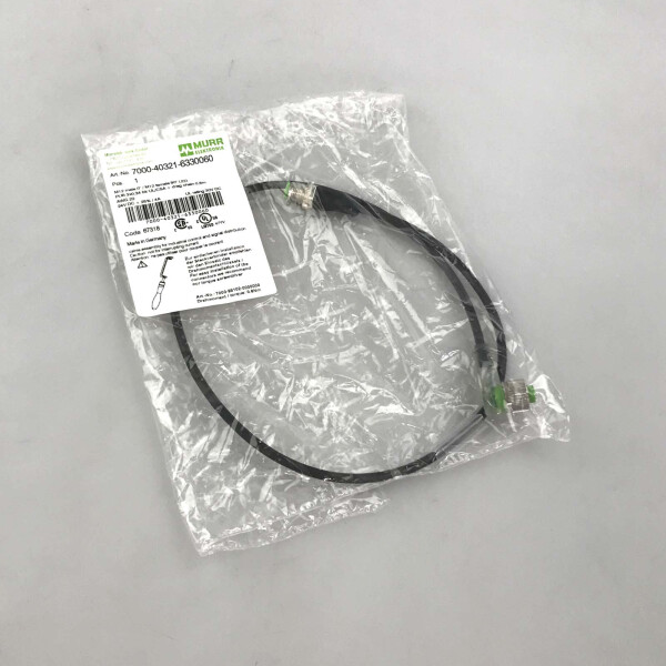 MURR ELEKTRONIK Verbindungskabel M12 St. M12 Bu. 7000-40321-6330060 OVP