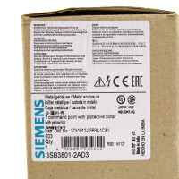 Siemens Gehäuse für Befehlsgeräte 3SB3801-2AD3 OVP