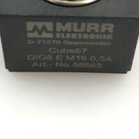 MURR ELEKTRONIK E/A Erweiterungsmodul Cube67 DIO8 E M16 0,5A 56663 GEB
